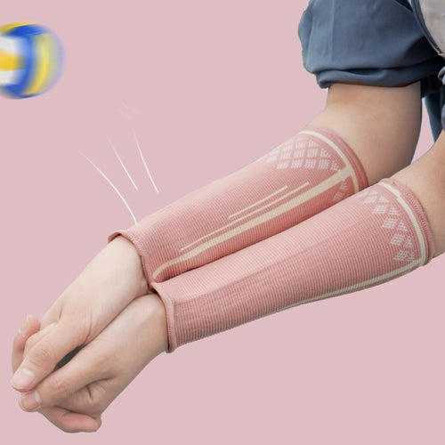 1pair วอลเลย์บอลป้องกันข้อมือยามกีฬา Extended Arm Guards, ขนาด:, S (Pink), M (Pink), L (Pink), S (Black), M (Black), L (Black)