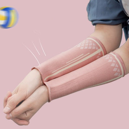 1pair วอลเลย์บอลป้องกันข้อมือยามกีฬา Extended Arm Guards, ขนาด:, S (Pink), M (Pink), L (Pink), S (Black), M (Black), L (Black)
