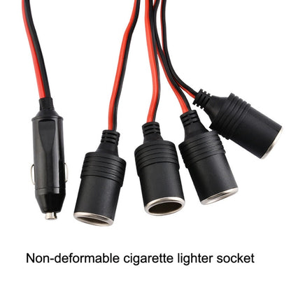 4 In 1 Auto High Power เครื่องชาร์จที่จุดบุหรี่ในรถยนต์, 4 Holes Cigarette Lighter