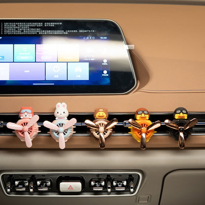 ICARER FAMILY AK-20 เต้าเสียบเครื่องปรับอากาศรูปนักบินรถยนต์เครื่องประดับตกแต่งอโรมาเธอราพี