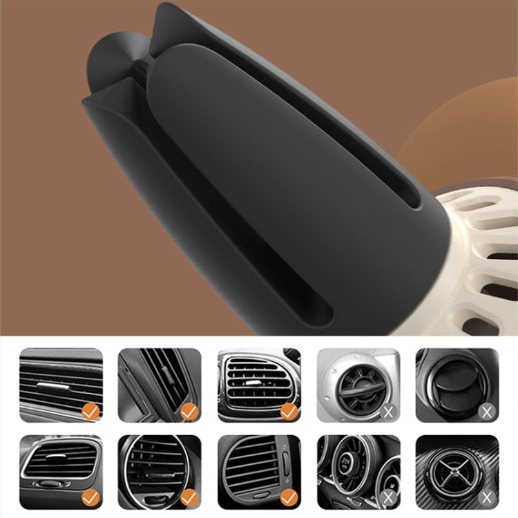 ICARER FAMILY AK-20 เต้าเสียบเครื่องปรับอากาศรูปนักบินรถยนต์เครื่องประดับตกแต่งอโรมาเธอราพี