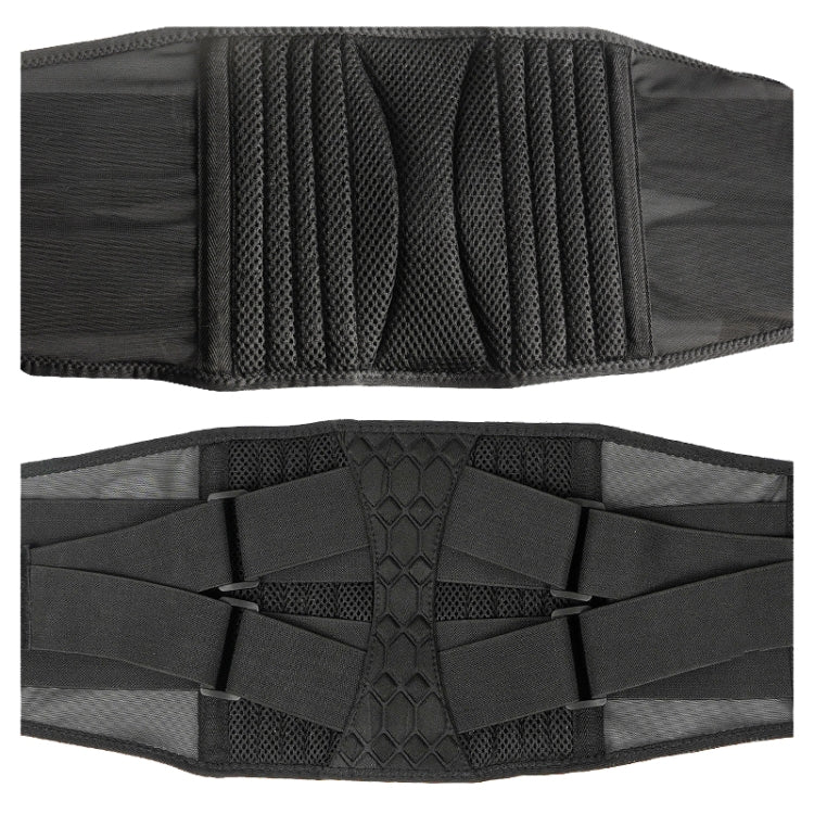 Men Steel Plate Squatting Weightlifting Exercise Use Waist and Belly Belt, Size:, M, L, XL