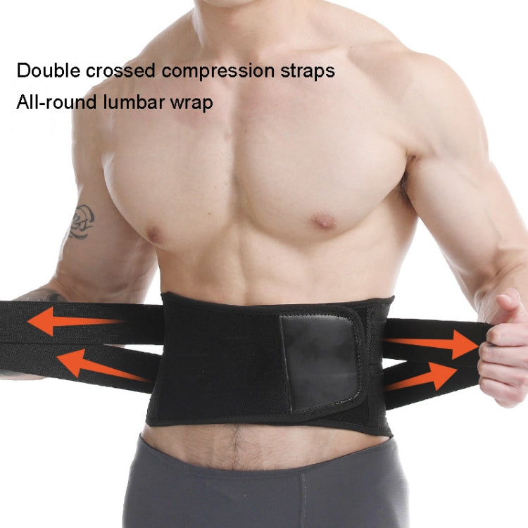 Men Steel Plate Squatting Weightlifting Exercise Use Waist and Belly Belt, Size:, M, L, XL