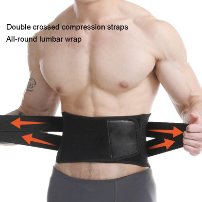 Men Steel Plate Squatting Weightlifting Exercise Use Waist and Belly Belt, Size:, M, L, XL