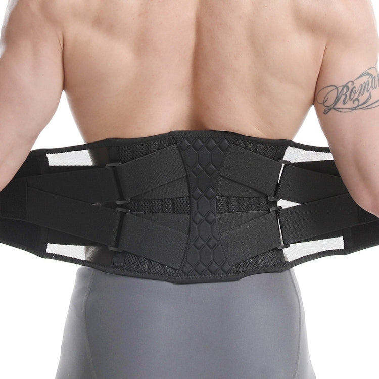 Men Steel Plate Squatting Weightlifting Exercise Use Waist and Belly Belt, Size:, M, L, XL