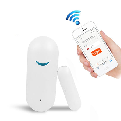 Tuya WiFi ประตูเซ็นเซอร์แม่เหล็กรีโมทประตูเชื่อมต่ออัจฉริยะ Windows สวิตช์เตือนความจำ APP เตือน, Tuya Door Magnetic Sensor