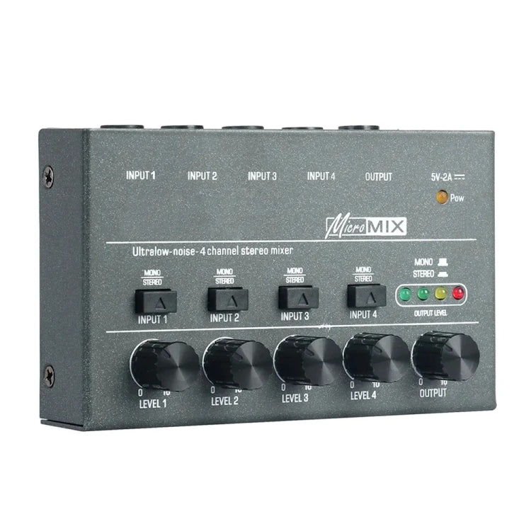 ด้วย Single Channel Stereo Switching Mini Signal Hybrid Small Audio, 4 Way mixer, 8 Way Mixer