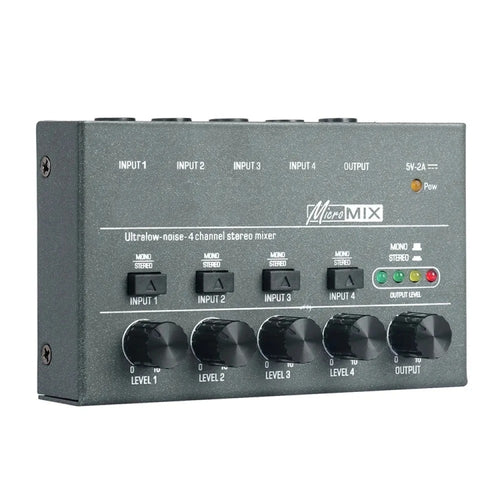 ด้วย Single Channel Stereo Switching Mini Signal Hybrid Small Audio, 4 Way mixer, 8 Way Mixer