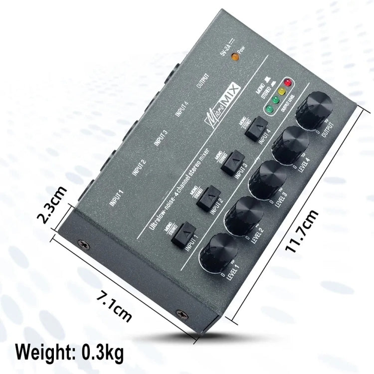 ด้วย Single Channel Stereo Switching Mini Signal Hybrid Small Audio, 4 Way mixer, 8 Way Mixer