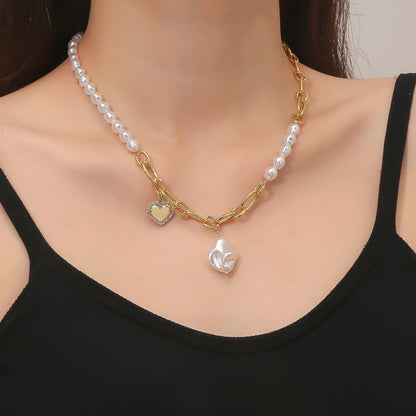 ห่วงโซ่กระดูกไหปลาร้าสร้อยคออารมณ์ผู้หญิง, N2209-2 Light Drilling Love, N2209-11 Colorful Love, N2209-5 Double-layer Green Love, N2209-1 Twist Stick Square Pearl, N2209-6 Oval White Flower, N2209-7 Long White Flower, N2209-9 Bow                        ...