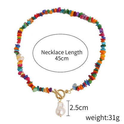 สร้อยคอหินธรรมชาติหักหลากสีสไตล์โบโฮ รุ่น:, N2105-9 Color Stone Pearl Pendant, N2206-8 Pink Stone, N2206-9 Light Blue Stone, N2206-10 Multi-color Stone, N2206-11 Transparent Stone, N2106-23 Pink Stone Single Chain, N2106-22 Purple Stone Single Chain   ...