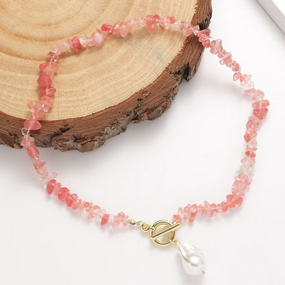 สร้อยคอหินธรรมชาติหักหลากสีสไตล์โบโฮ รุ่น:, N2105-9 Color Stone Pearl Pendant, N2206-8 Pink Stone, N2206-9 Light Blue Stone, N2206-10 Multi-color Stone, N2206-11 Transparent Stone, N2106-23 Pink Stone Single Chain, N2106-22 Purple Stone Single Chain   ...