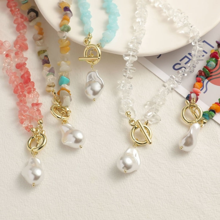 สร้อยคอหินธรรมชาติหักหลากสีสไตล์โบโฮ รุ่น:, N2105-9 Color Stone Pearl Pendant, N2206-8 Pink Stone, N2206-9 Light Blue Stone, N2206-10 Multi-color Stone, N2206-11 Transparent Stone, N2106-23 Pink Stone Single Chain, N2106-22 Purple Stone Single Chain   ...