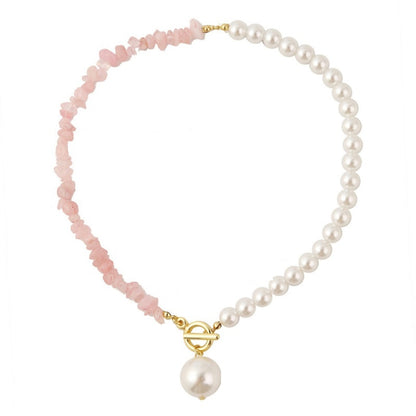 สร้อยคอหินธรรมชาติหักหลากสีสไตล์โบโฮ รุ่น:, N2105-9 Color Stone Pearl Pendant, N2206-8 Pink Stone, N2206-9 Light Blue Stone, N2206-10 Multi-color Stone, N2206-11 Transparent Stone, N2106-23 Pink Stone Single Chain, N2106-22 Purple Stone Single Chain   ...