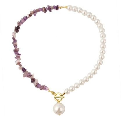 สร้อยคอหินธรรมชาติหักหลากสีสไตล์โบโฮ รุ่น:, N2105-9 Color Stone Pearl Pendant, N2206-8 Pink Stone, N2206-9 Light Blue Stone, N2206-10 Multi-color Stone, N2206-11 Transparent Stone, N2106-23 Pink Stone Single Chain, N2106-22 Purple Stone Single Chain   ...