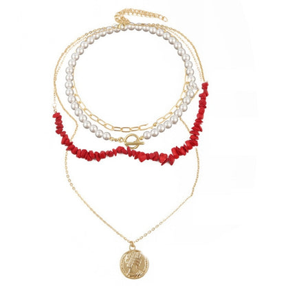 สร้อยคอหินธรรมชาติหักหลากสีสไตล์โบโฮ รุ่น:, N2105-9 Color Stone Pearl Pendant, N2206-8 Pink Stone, N2206-9 Light Blue Stone, N2206-10 Multi-color Stone, N2206-11 Transparent Stone, N2106-23 Pink Stone Single Chain, N2106-22 Purple Stone Single Chain   ...