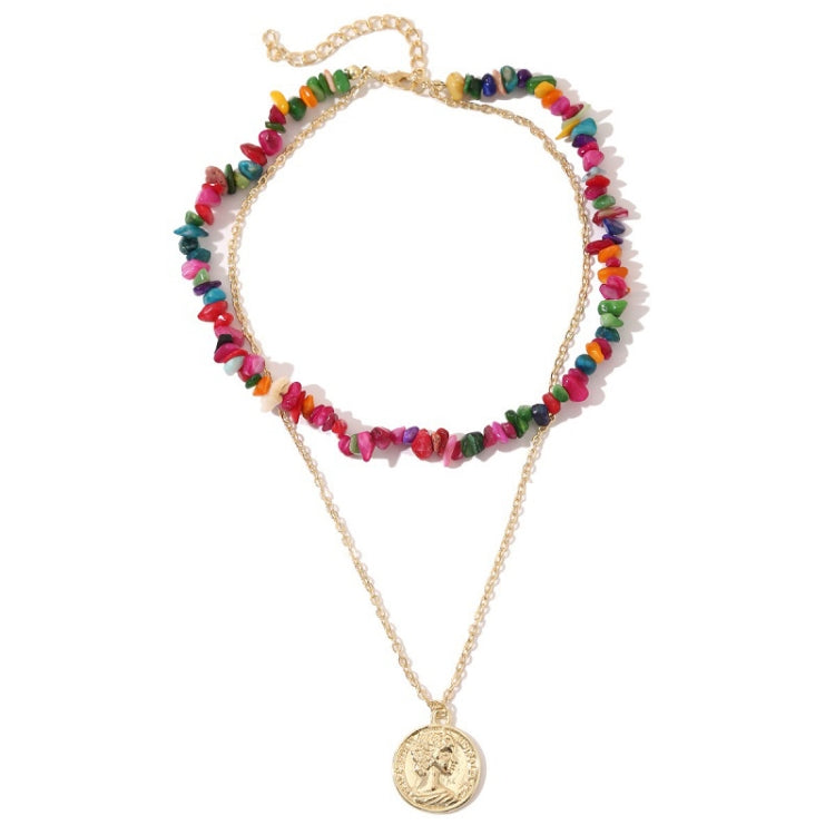 สร้อยคอหินธรรมชาติหักหลากสีสไตล์โบโฮ รุ่น:, N2105-9 Color Stone Pearl Pendant, N2206-8 Pink Stone, N2206-9 Light Blue Stone, N2206-10 Multi-color Stone, N2206-11 Transparent Stone, N2106-23 Pink Stone Single Chain, N2106-22 Purple Stone Single Chain   ...