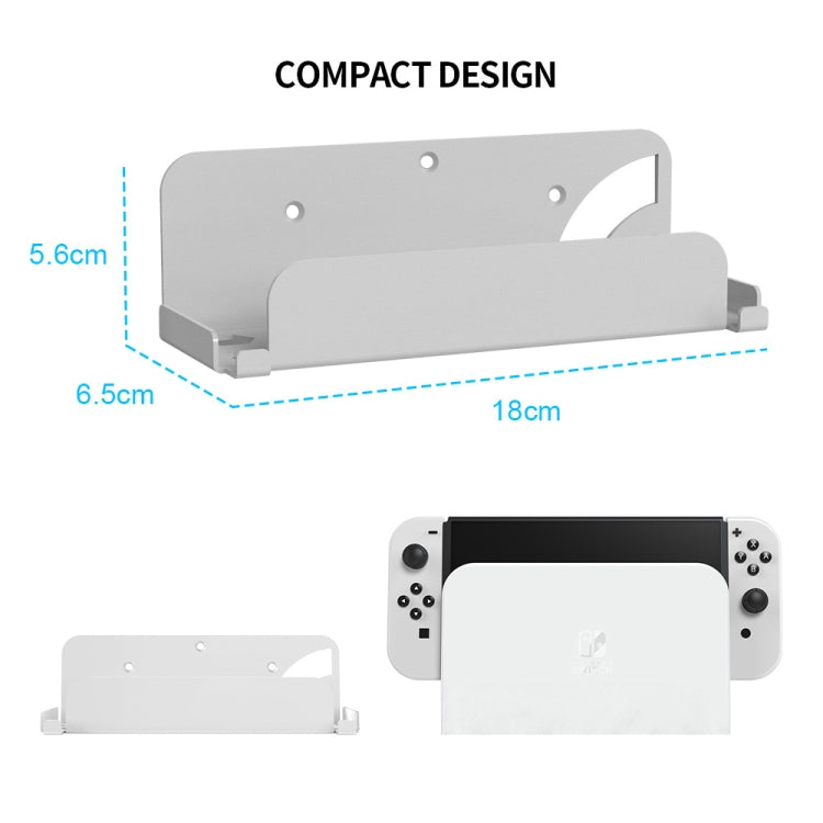 สำหรับคอนโซลเกม Switch OLED JYS ตัวยึดแขวนผนัง, Iron Black