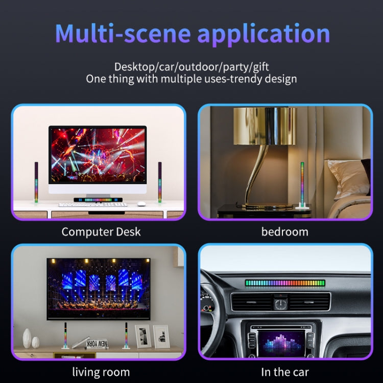 ไฟตอบสนองตามจังหวะที่ควบคุมด้วยเสียง RGB ไฟ LED Pick-up ของเพลงโดยรอบ, Charging, Plug-in