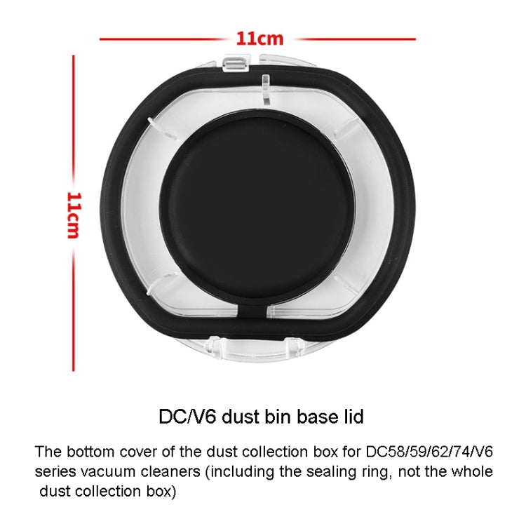 อุปกรณ์เสริมสำหรับเปลี่ยนเครื่องดูดฝุ่น, For Dyson V6 Dust Bin Base Lid, For Dyson V7 V8 Dust Bin Base Lid, For Dyson V10 V11 Dust Bin Base Lid, For Dyson V10 Dust Bin Sealing Ring, For Dyson V11 Dust Bin Sealing Ring                                   ...