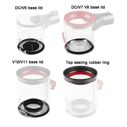 อุปกรณ์เสริมสำหรับเปลี่ยนเครื่องดูดฝุ่น, For Dyson V6 Dust Bin Base Lid, For Dyson V7 V8 Dust Bin Base Lid, For Dyson V10 V11 Dust Bin Base Lid, For Dyson V10 Dust Bin Sealing Ring, For Dyson V11 Dust Bin Sealing Ring                                   ...