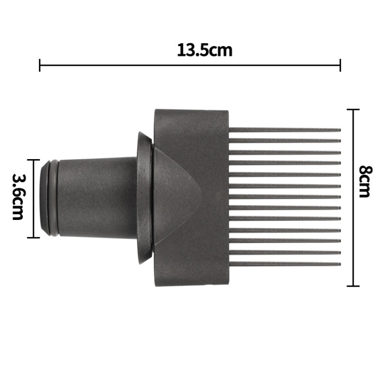 สำหรับเครื่องเป่าผม Dyson หวีฟันกว้าง Smoothing Nozzle Hair Styler Tool, Wide Tooth Comb