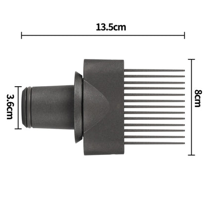 สำหรับเครื่องเป่าผม Dyson หวีฟันกว้าง Smoothing Nozzle Hair Styler Tool, Wide Tooth Comb