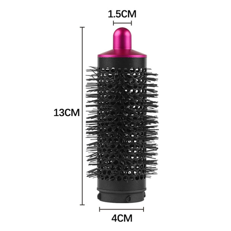 สำหรับ Dyson Airwrap กระบอก หวี ไดร์เป่าผม สิ่งที่แนบมาดัดผม, 40mm Cylinder Comb Rose Red