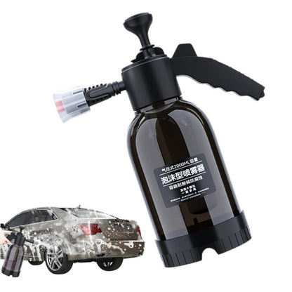 2L โฟมพ่นขวดสเปรย์แรงดันสำหรับล้างรถรดน้ำปุ๋ยพืช, 9321F Transparent Black