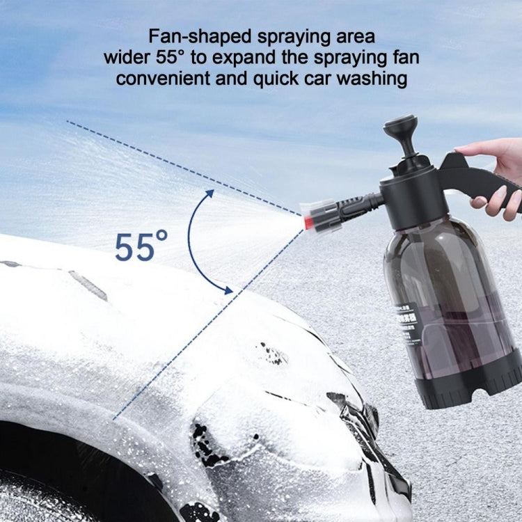 2L โฟมพ่นขวดสเปรย์แรงดันสำหรับล้างรถรดน้ำปุ๋ยพืช, 9321F Transparent Black