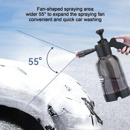 2L โฟมพ่นขวดสเปรย์แรงดันสำหรับล้างรถรดน้ำปุ๋ยพืช, 9321F Transparent Black
