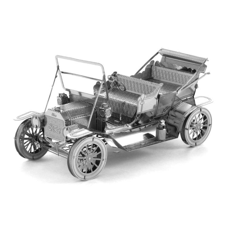 3D สามมิติโลหะรถประกอบโมเดล DIY ปริศนาของเล่น, 1908 T-shaped Cars, 1965 Mustang, Kart, BZS G500, Cable Car, Taxi, Fire Truck, Bullet Train, Nissans Coupe, D51 Train Head, KMK F450, Sportcar, Half-track Motorcycle, Rocket Launcher, Butterfly Sportcar   ...
