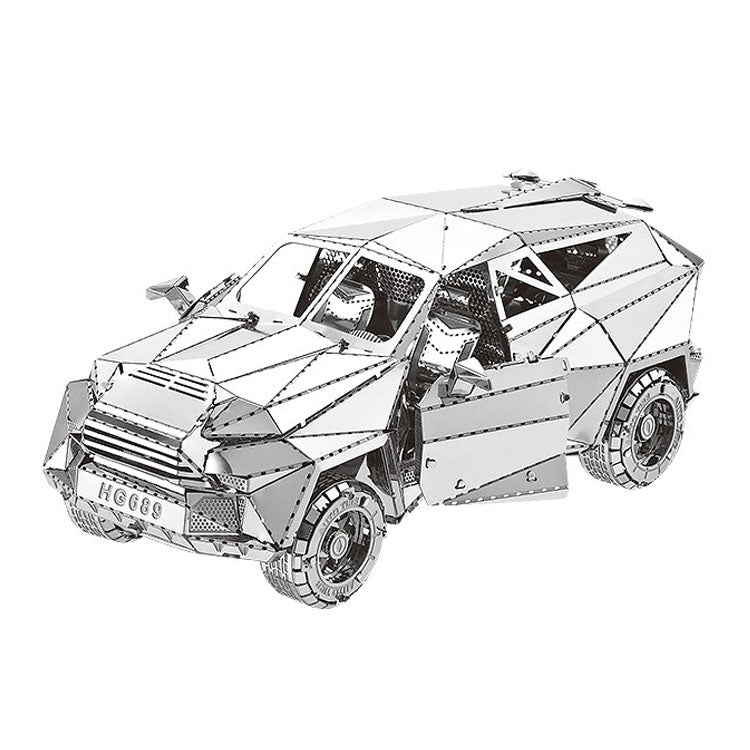 3D สามมิติโลหะรถประกอบโมเดล DIY ปริศนาของเล่น, 1908 T-shaped Cars, 1965 Mustang, Kart, BZS G500, Cable Car, Taxi, Fire Truck, Bullet Train, Nissans Coupe, D51 Train Head, KMK F450, Sportcar, Half-track Motorcycle, Rocket Launcher, Butterfly Sportcar   ...
