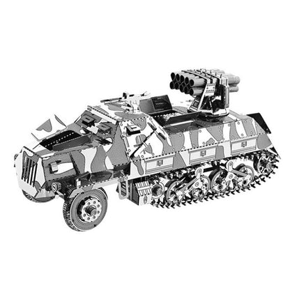3D สามมิติโลหะรถประกอบโมเดล DIY ปริศนาของเล่น, 1908 T-shaped Cars, 1965 Mustang, Kart, BZS G500, Cable Car, Taxi, Fire Truck, Bullet Train, Nissans Coupe, D51 Train Head, KMK F450, Sportcar, Half-track Motorcycle, Rocket Launcher, Butterfly Sportcar   ...