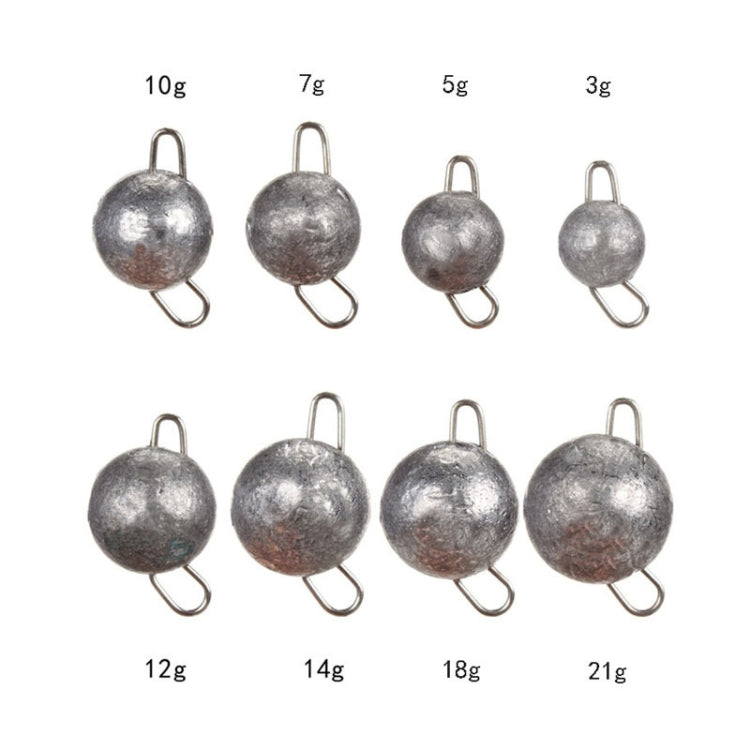 20 pcs Fast แขวนตะกั่วจี้ล่อใส่ตะกั่ว Inverted Lead, 3g, 5g, 7g, 10g, 12g, 14g, 18g, 21g