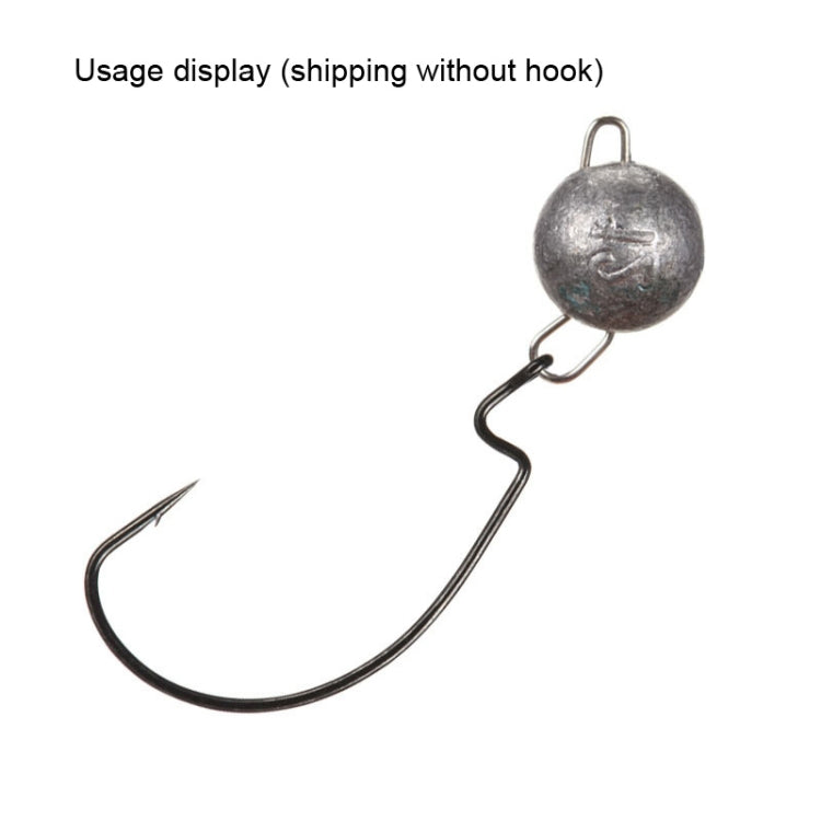 20 pcs Fast แขวนตะกั่วจี้ล่อใส่ตะกั่ว Inverted Lead, 3g, 5g, 7g, 10g, 12g, 14g, 18g, 21g