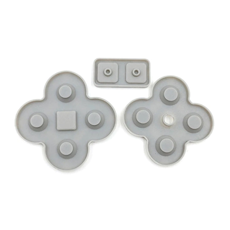 สำหรับ NDSL NDS Lite Game 6sets Conductive Rubber Pad Soft Silicone Adhesive Key Button Pads, Conductive Rubber Pad