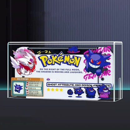 035 สำหรับคอนโซลเกม Nintendo Switch/Oled จอแสดงผลฝาครอบกันฝุ่นฐานเรืองแสง, Spec:, Light Base, Transparent, White Label, Black Label, Handle, Jet Warrior, Noble, Gengar