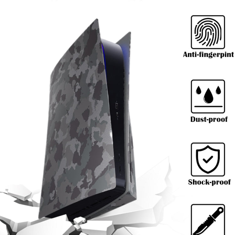 สำหรับ PS5 รุ่นซีดีรอมเกมคอนโซลอำพรางฝาครอบป้องกันเชลล์, Camouflage