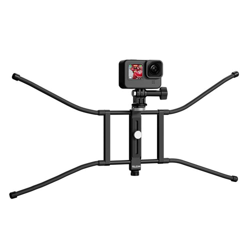 สำหรับ Gopro11 / 10 / 9 / Action 3 / 2 TELESIN TE-FM-001 Action Camera แขวนวงเล็บสุทธิ, TE-FM-001