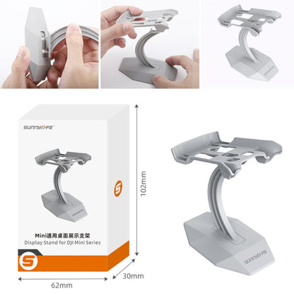 สำหรับ DJI Mini 3 Pro / Mini 2 Sunnylife ZJ562Desktop Display Rack Universal Drone Bracket, For DJI Mini 3 Pro / Mini 2