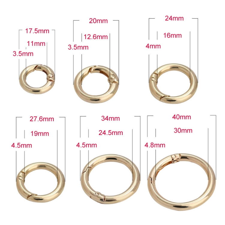 20 ชิ้นโลหะผสมสังกะสีแหวนสปริงโลหะเปิดถุง Webbing พวงกุญแจ, 3 Points Silver, 4 Points Silver, 4 Points Light Gold, Inch 2 Black, 3 Points Light Gold, 3 Point Black, 4 Points Black, 5 Points Light Gold, 5 Points Black, 5 Points Silver, 6 Points Light Go...
