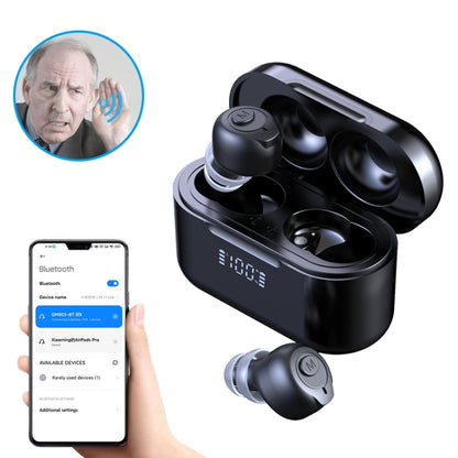 GM-903 Bluetooth Dual Host เครื่องช่วยฟังดิจิตอลจอแสดงผล LCD เครื่องขยายเสียงสำหรับผู้สูงอายุ