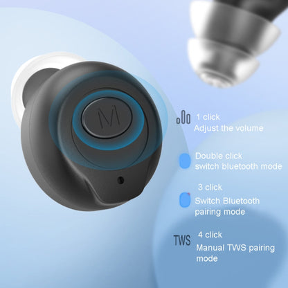 GM-903 Bluetooth Dual Host เครื่องช่วยฟังดิจิตอลจอแสดงผล LCD เครื่องขยายเสียงสำหรับผู้สูงอายุ