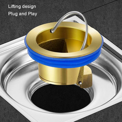 ท่อระบายน้ำชั้นทองเหลือง Deodorizer แกนภายในห้องน้ำห้องน้ำ Universal, Brass