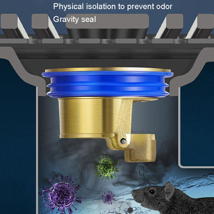 ท่อระบายน้ำชั้นทองเหลือง Deodorizer แกนภายในห้องน้ำห้องน้ำ Universal, Brass