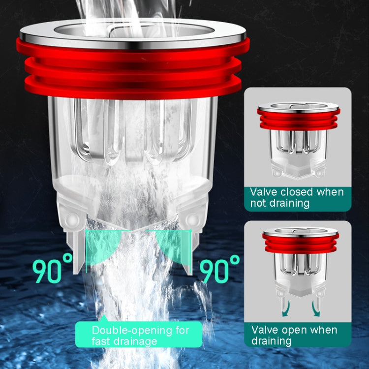 ท่อระบายน้ำชั้นห้องน้ำ Deodorizer Seal Cover Inner Core Toilet Universal Anti-bug Tube, PVC