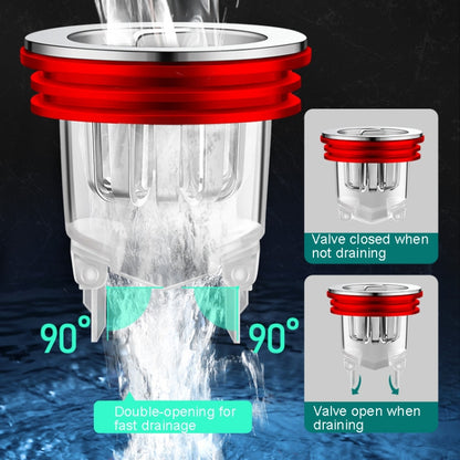 ท่อระบายน้ำชั้นห้องน้ำ Deodorizer Seal Cover Inner Core Toilet Universal Anti-bug Tube, PVC