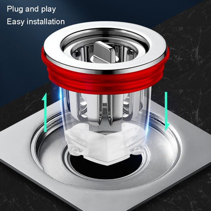 ท่อระบายน้ำชั้นห้องน้ำ Deodorizer Seal Cover Inner Core Toilet Universal Anti-bug Tube, PVC