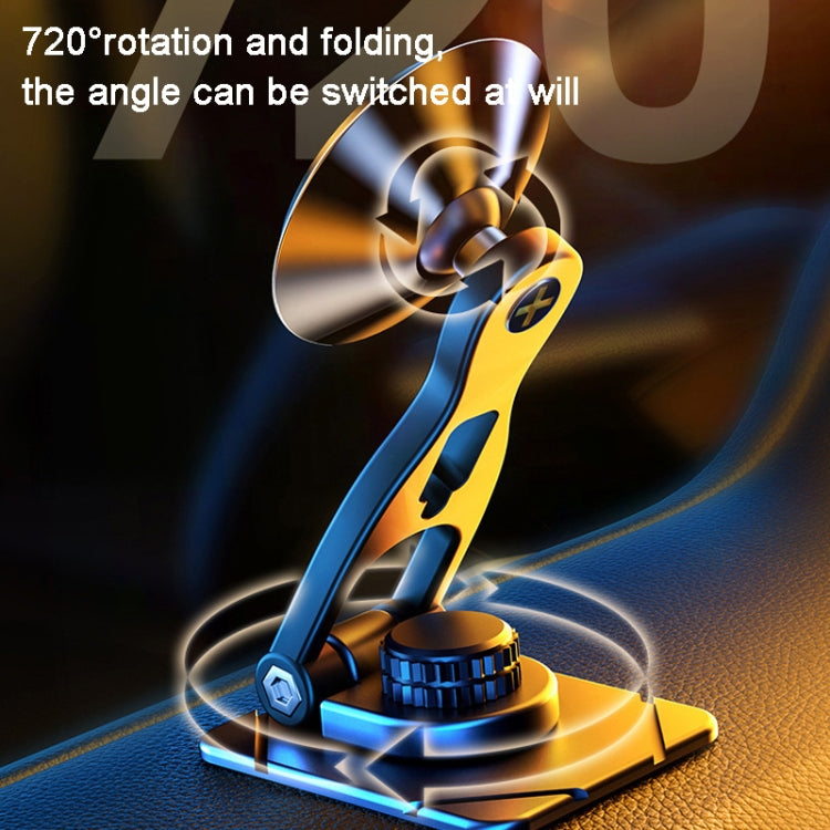 D29 ที่วางโทรศัพท์ในรถยนต์แบบโลหะหน้าจอลอยพับที่วางโทรศัพท์แบบแม่เหล็ก, D29